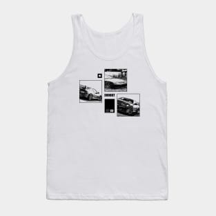 MITSUBISHI 3000GT Black 'N White Archive Tank Top